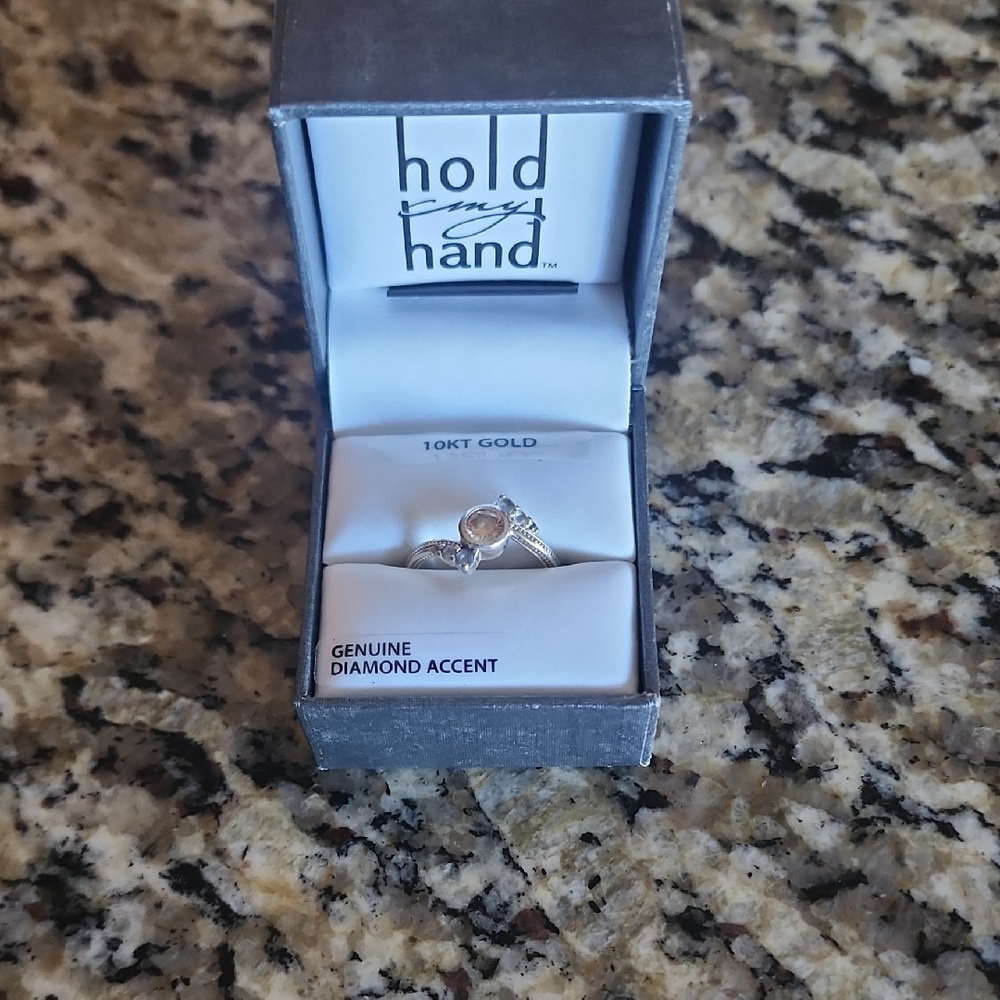Hold My Hand Ring with Accent
